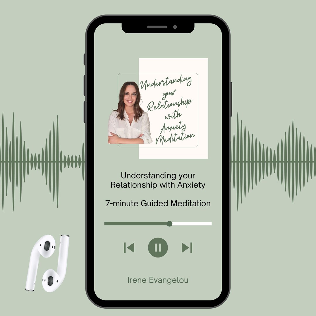 Image showcasing Guided Anxiety Relief Meditation: Calming Audio (MP3 Digital Download ...