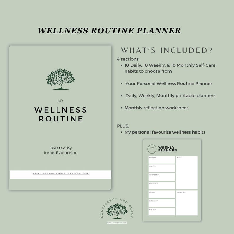 Daily Habit Tracker Stress Relief Planner Emotional Wellbeing Journal Selfcare Routine Tracker Mental Health Support Guide Wellness Planner Printable Anxiety Management Tool Negative Thoughts Journal Mindfulness Practice Tracker Personal