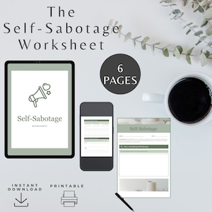 SelfSabotage Arbeitsblatt zur Selbsthilfe