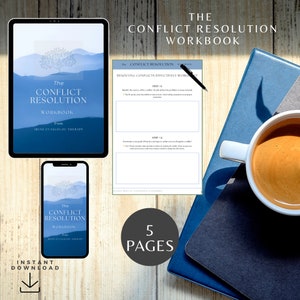 Conflict Resolution Worksheet | How to Repair A Rupture | How to Fix Your Relationship | Argument Processing  Therapy Worksheets