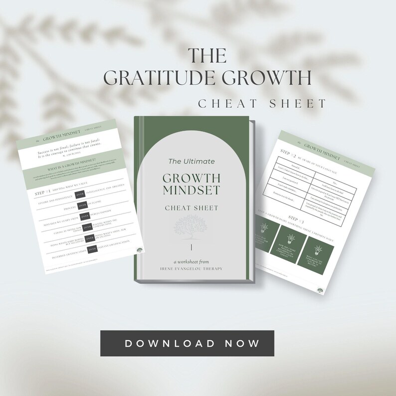 Growth Mindset Worksheet Digital Gratitude Journal Printable Self Care Eldest Daughter  Thankfulness Practice Daily Tool Appreciation Tracking Template Mental Wellness Workbook Reflection Journaling Pages Personal Development Resource Positive