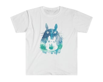 Mein Nachbar Totoro Studio Ghibli Miyazaki Anime japanische Fan Art inspiriert Unisex Shirt