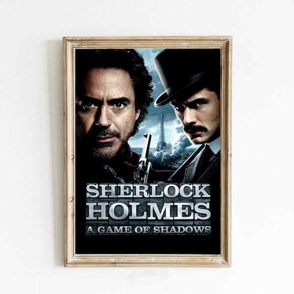 Sherlock Holmes A Game of Shadows Movie Cover Poster