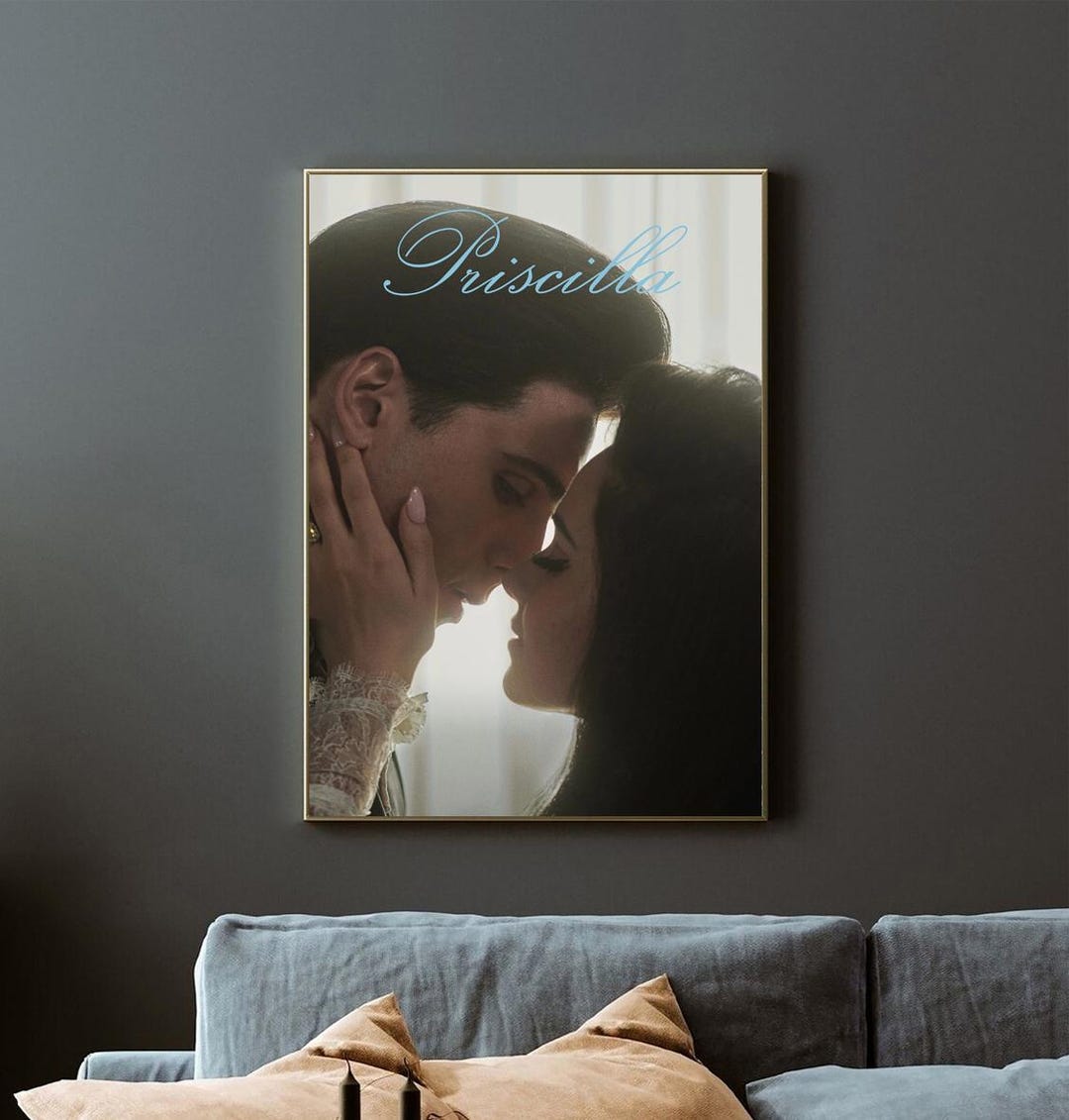 Priscilla 2023 Movie Cover Poster Priscilla Movie Poster Print, Room ...