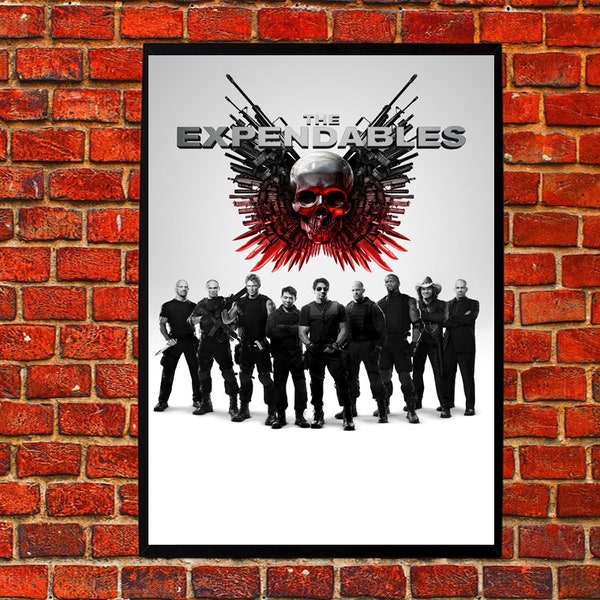 The Expendables Stallone Statham LI Lundgren Couture Austin Crews Rourke Willis Action Canvas Matte Silk A1 A2 A3 A4 A5 A6 11х17 18Х24 24Х36