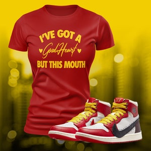 1 High Zoom Rose From Harlem Sneaker Match Tee T-shirt om te matchen met Streetwear Shoe Match Retro Zomer Unisex Jersey T-shirt met korte mouwen