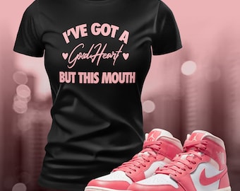 Dunks Pink Sneaker Match Tee T-Shirt to Match Streetwear Shoe Match Retro OG Summer Unisex Jersey Short Sleeve Tee