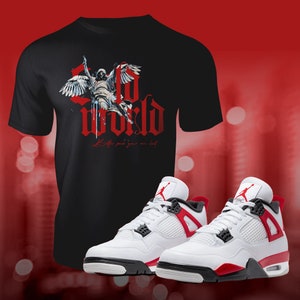 Red Cement 3 Retro Sneaker Match Tee Summer Shirt To match Streetwear Shoe Match OG Unisex Jersey Short Sleeve Tee