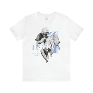 Retro 5 UNC University Blue 5s Energy Sneaker Shirt da abbinare alla t-shirt Street Wear T-shirt unisex a maniche corte immagine 6