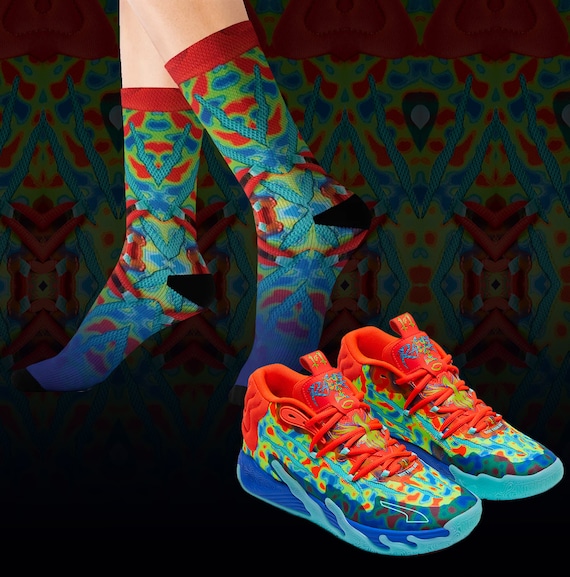 LaMelo MB.03 GutterMelo Street Wear  Sublimation Socks