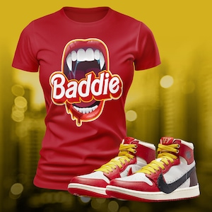 1 High Zoom Rose From Harlem Sneaker Shoe Match T-shirt Shirt Summer Streetwear Sneaker Match Tee Unisex Tee