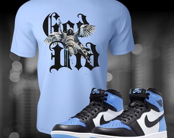 air jordan 1 retro high og royal toe shirt