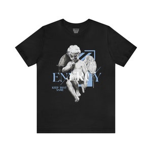 Retro 5 UNC University Blue 5s Energy Sneaker Shirt da abbinare alla t-shirt Street Wear T-shirt unisex a maniche corte immagine 5