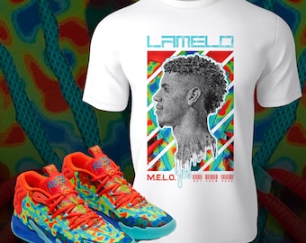 LaMelo MB.03 GutterMelo Street Wear Sneaker Shirt to Match Unisex Short Sleeve Summer Tee Shirt