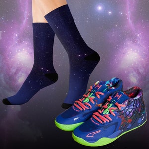 LaMelo MB.01 Galaxy Street Wear Sublimation Socks