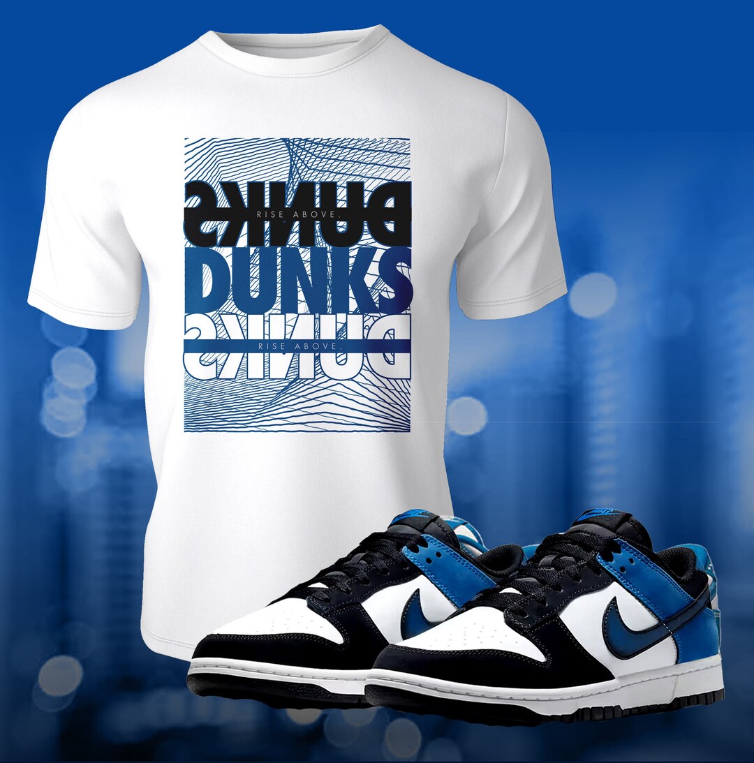 Biggie T-Shirt Match Nike Dunk Low Blue Suede main image 1