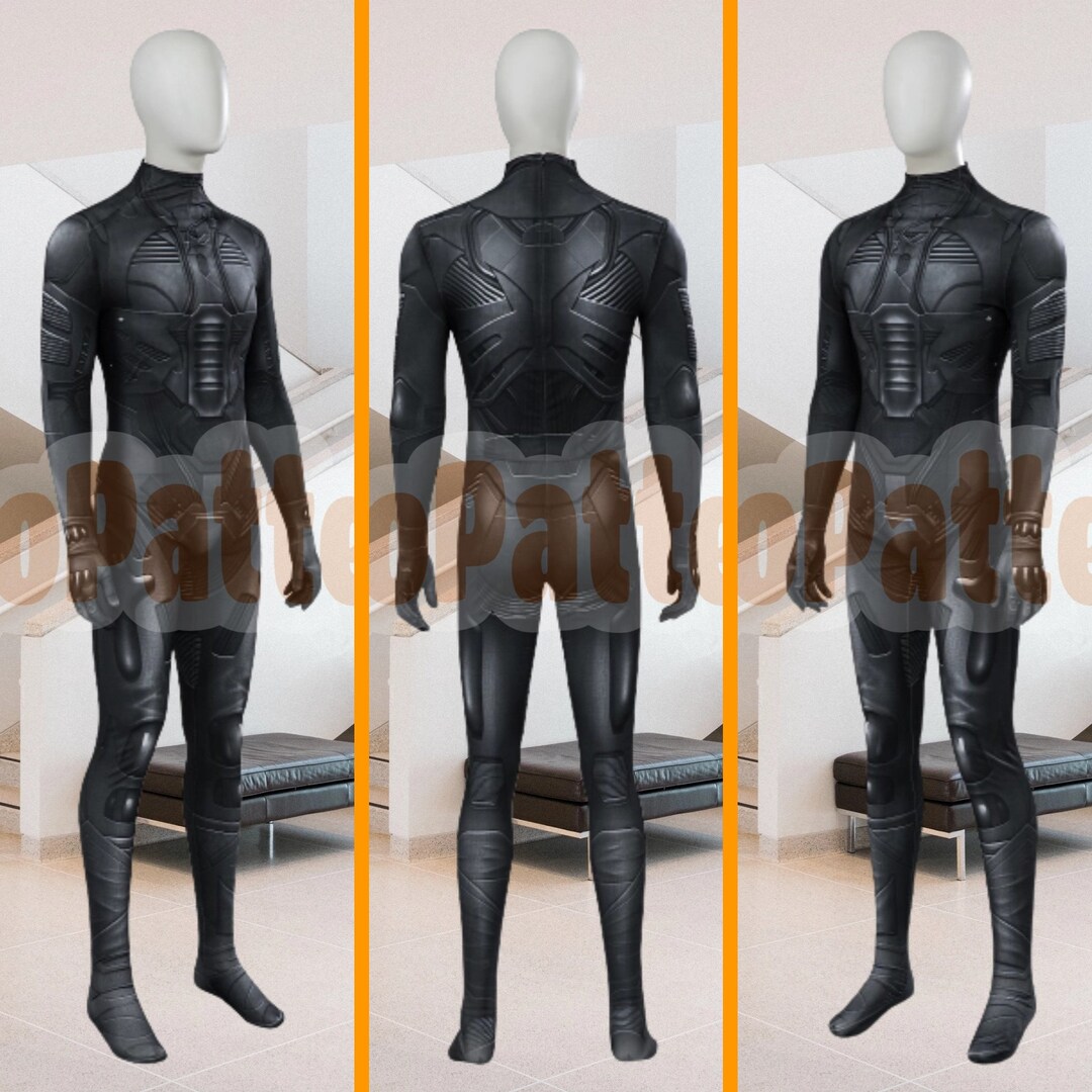 Black Jumpsuit Costume, Cosplay Costume for Men, Bodysuit Cosplay Party Etsy