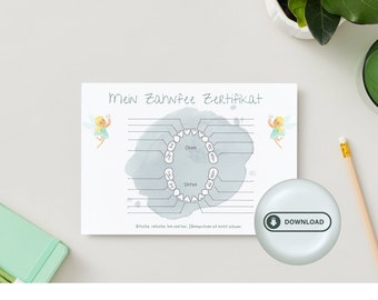 Tooth fairy certificate, tooth fairy letter, first tooth fairy, tooth fairy note, tooth fairy printable template