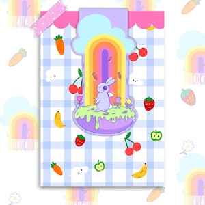 Rainbow Magnetic Bookmark