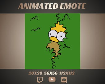 Emote de Twitch animado / GIF Meme de Discord Emote para Stream Lurk Youtube