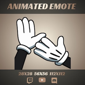 Emote Clap propre et animée – Prêt pour Twitch et Discord
