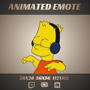 Animated Twitch Emote: Vibing GIF (Digital Download)