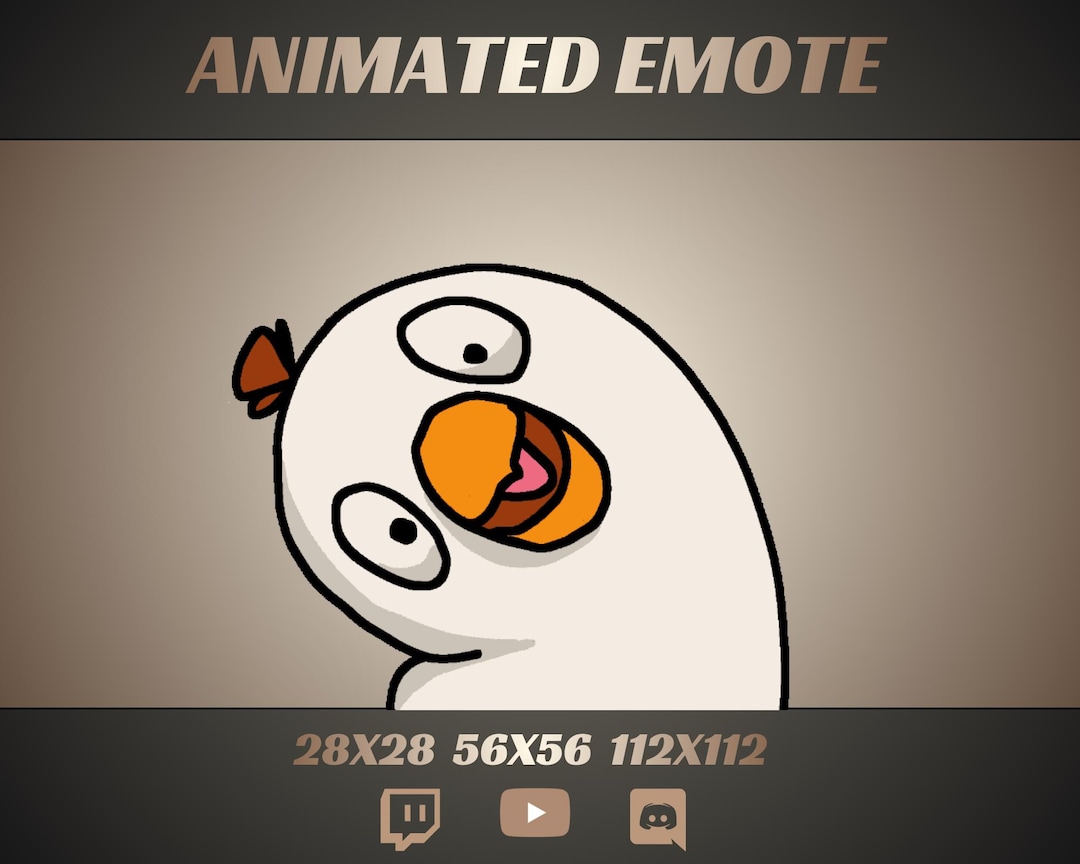 Twitch Crazy Chicken Animated Emote - Etsy