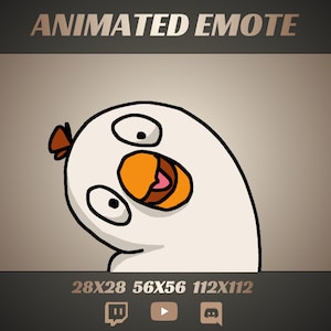 Twitch Crazy Chicken Animated Emote