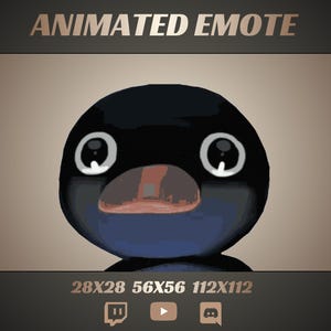 GIF animado de meme de pingüino para Twitch, Discord y YouTube (ZIP)