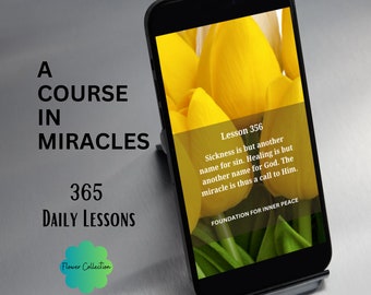 ACIM iPhone Wallpaper: Daily Lessons, Forgiveness, Meditation (Digital Download)