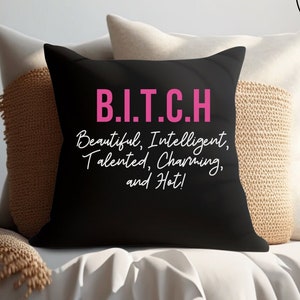 Beautiful Intelligent, Talented Charming Hot, Bitch png, Adult Humor Png, Funny Quote svg, Sassy Women png