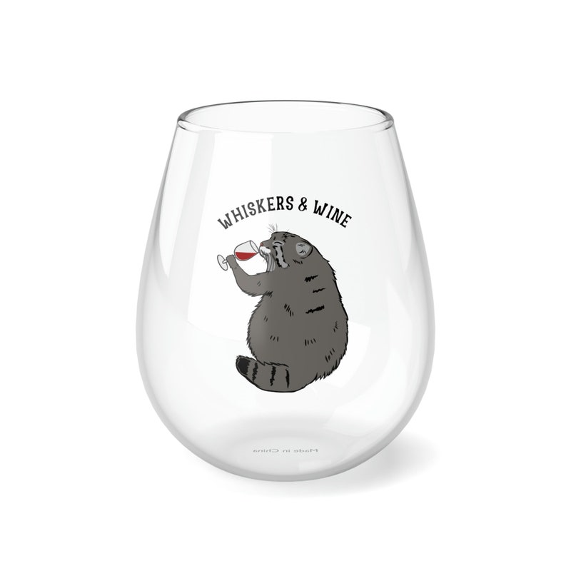Cat Wine Glass - Etsy