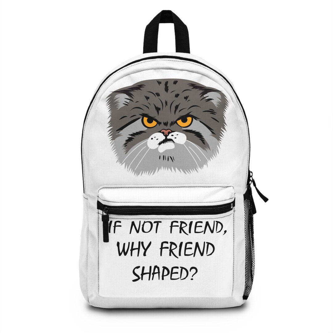 Cute Cat Backpack I Cat Pattern Backpack I Cat Lover Gift I Cat