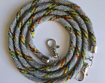 Beaded Phone Chain, Handmade Phone Chain,  Beaded Crossbody Phone Holder, Women Beaded Phone Strap, Boho Style Phone Chain, Mothers Day Gift