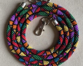 Phone Chain, Beaded Phone Chain,   Beaded Crossbody, Phone Holder, Women Beaded, Phone Strap, Boho Style Phone Chain