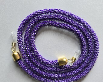 Handgefertigte Brillenkette, Perlen Sonnenbrillen Kette, Brillenhalter Frauen, Brillenband Perlen, Boho Style Brillenkette, Airpods Halter