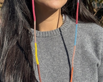 Handmade Eyeglass Chain, Beaded Sunglasses Chain, Glasses Holder Women, Glasses Strap Beaded, Modern Style Glasses Chain, Airpods Holder