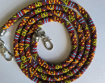 Beaded Phone Chain, Handmade Phone Chain,  Beaded Crossbody Phone Holder, Women Beaded Phone Strap, Boho Style Phone Chain, Mothers Day Gift