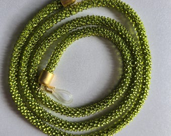 Handgefertigte Brillenkette, Perlen Sonnenbrillen Kette, Brillenhalter Frauen, Brillenband Perlen, Boho Style Brillenkette, Airpods Halter