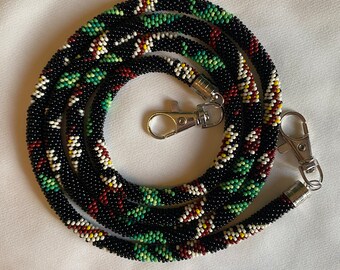 Handmade Phone Chain, Beaded Phone Chain, Beaded Crossbody Phone Holder, Women Beaded Phone Strap, Boho Style Phone Chain