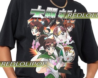 Vintage Jupiter Graphic Tee: Anime Manga Unisex T-Shirt RZ