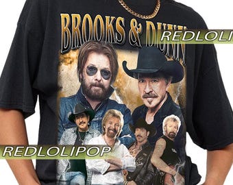 Vintage Brooks and Dunn Retro Shirt, Gift For Woman and Man Unisex T-Shirt FD