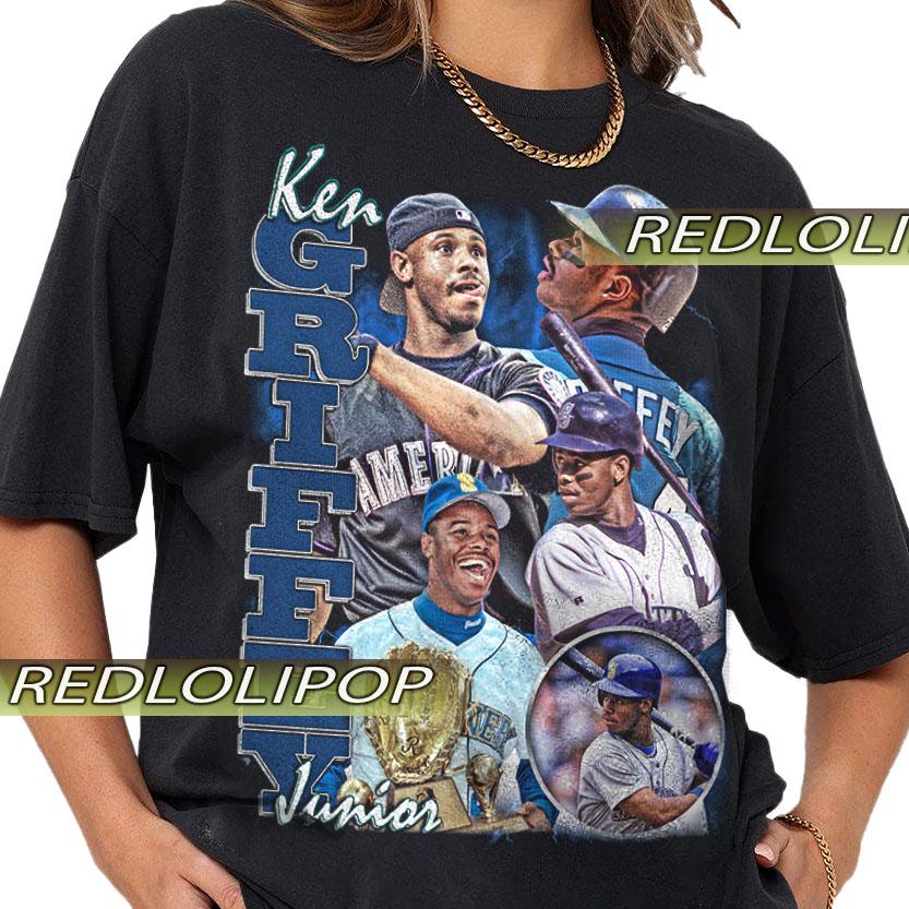 Vintage Ken Griffey Jr. Baseball Tee: Cotton T-Shirt