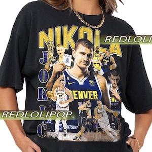 Vintage Nikola Jokic, Nikola Jokic Shirt, Vintage Oversized Sport Tee Unisex Heavy Cotton Tee