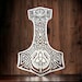 Enchanted Mjolnir Magical Thor Hammer Laser Cut File Sacred Geometry ...