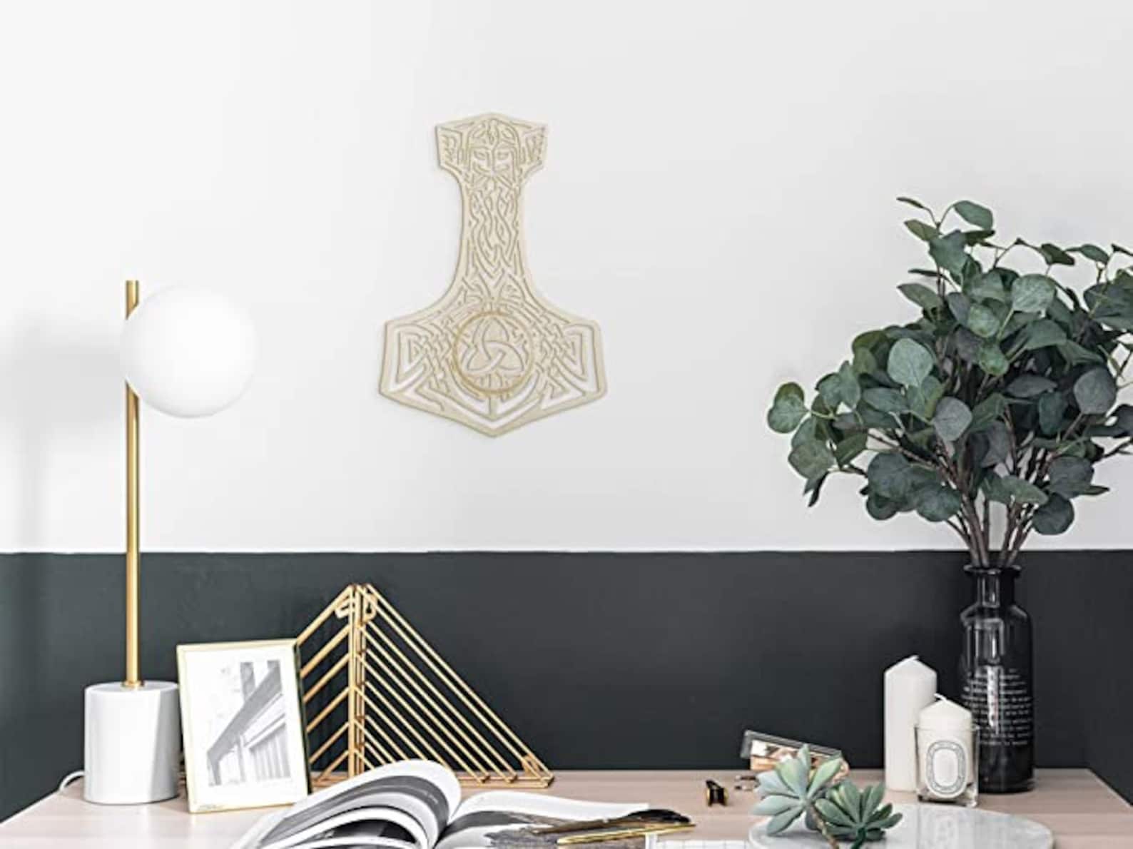 Enchanted Mjolnir - Magical Thor Hammer Laser Cut File - Sacred ...