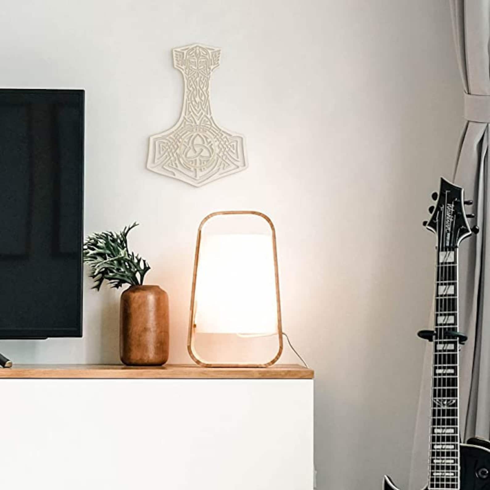 Enchanted Mjolnir - Magical Thor Hammer Laser Cut File - Sacred ...