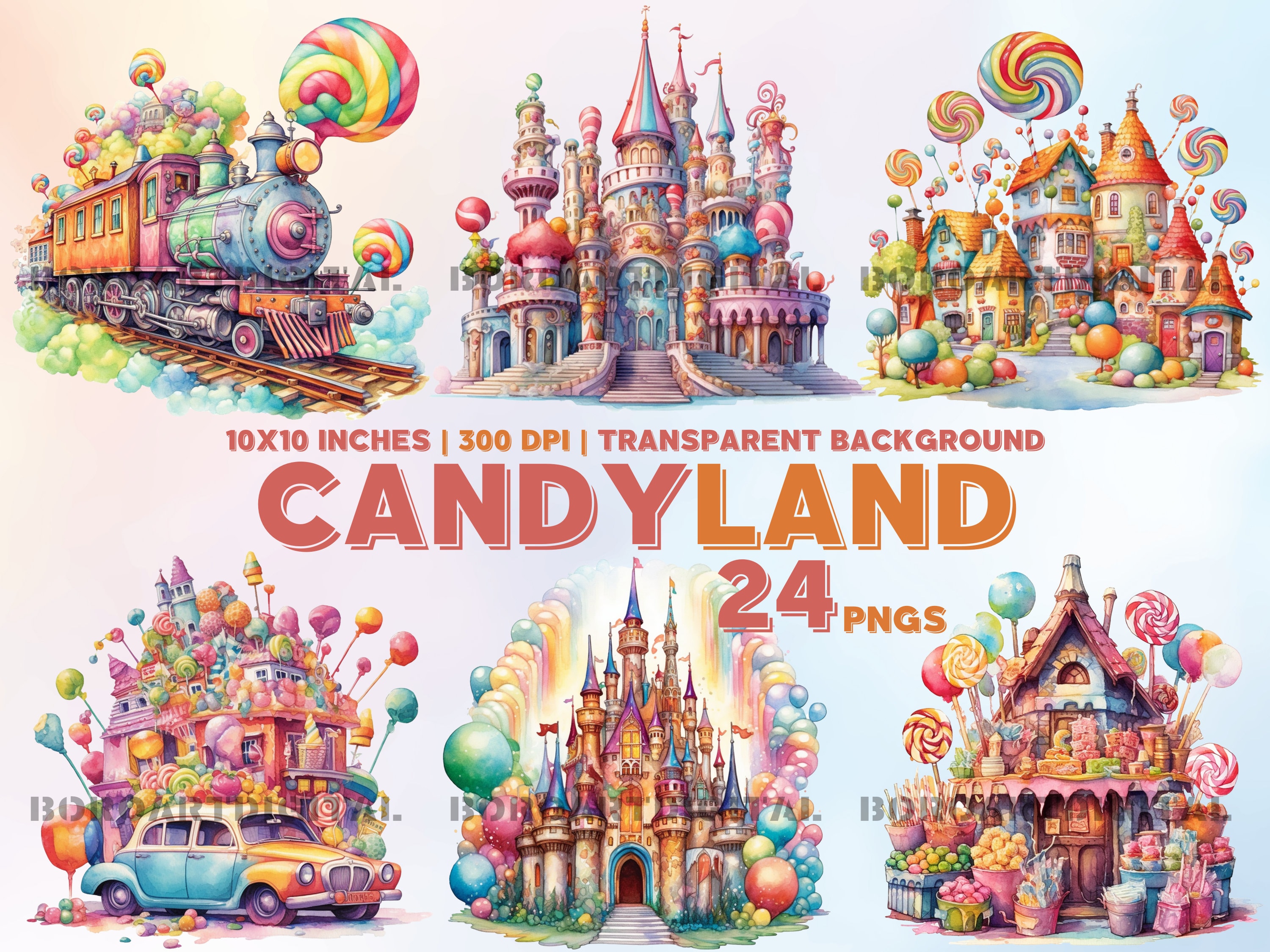 Premium AI Image  Gumball House beautiful candyland sweets