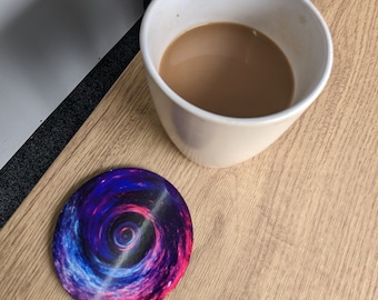 Galaxy | swirling vortex effect Coaster
