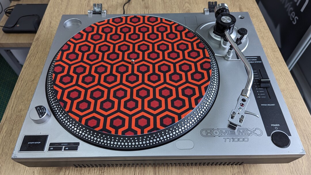 The Overlook Slipmat 7 12 Inch LP Vinyl DJ Pro Turntable Slip Mat The Overlook Slipmat 7 12 Inch LP Vinyl DJ Pro Turntable Slip Mat